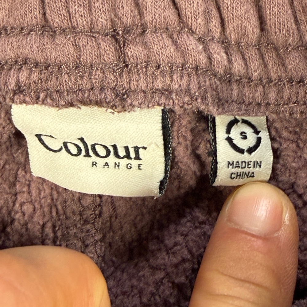 Cabincore Colour Range Womens Graphic Sweatpants Mauve Rose Joggers Size S Comfy - Picture 6 of 11